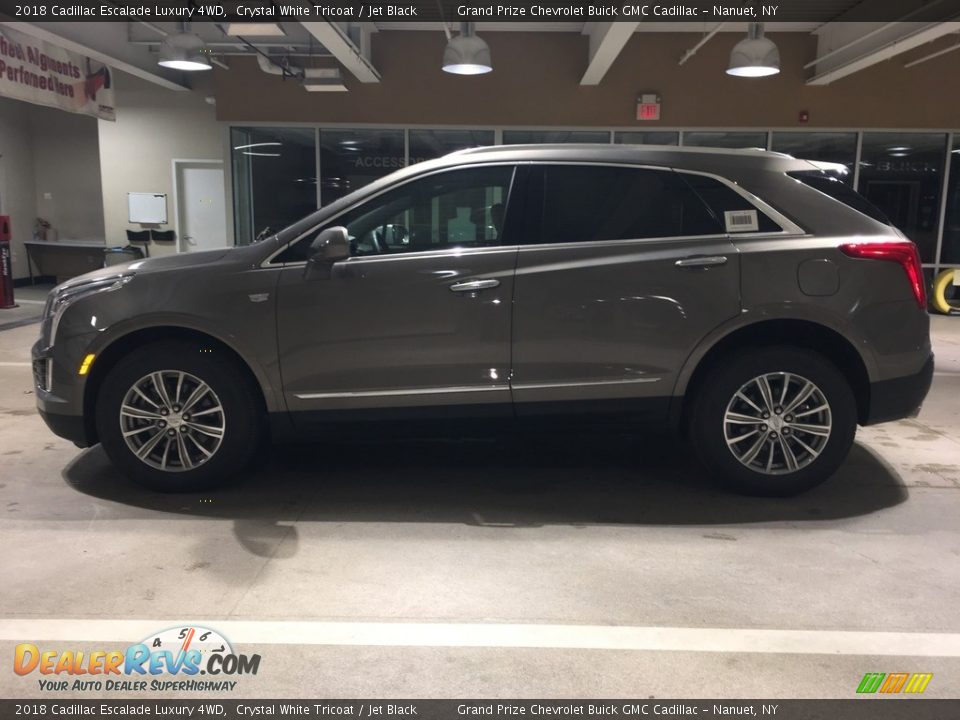 2018 Cadillac Escalade Luxury 4WD Crystal White Tricoat / Jet Black Photo #3