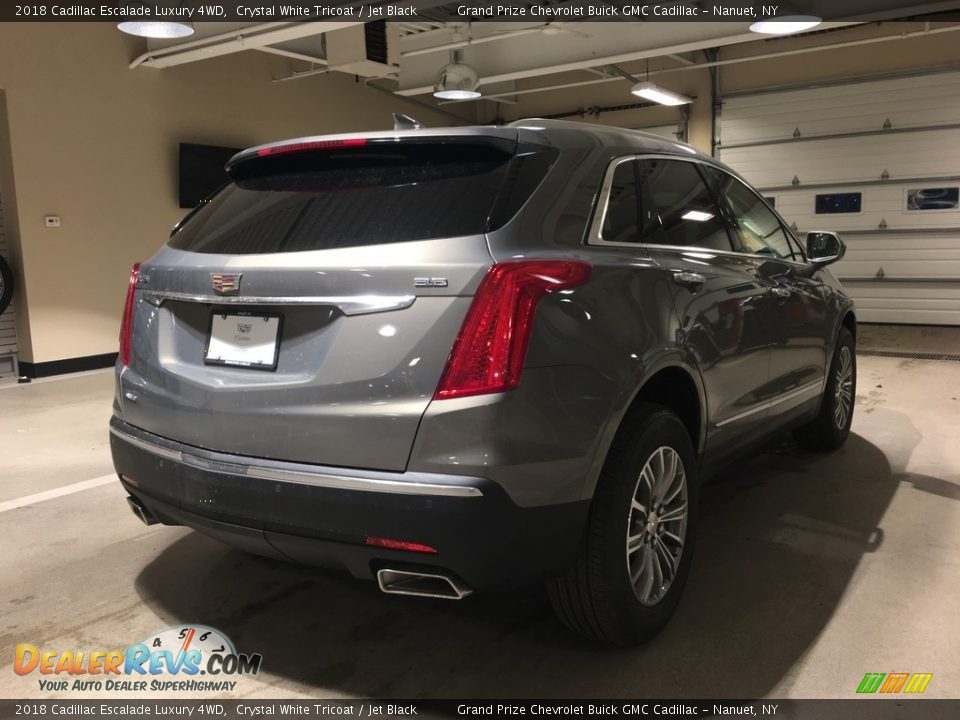 2018 Cadillac Escalade Luxury 4WD Crystal White Tricoat / Jet Black Photo #6