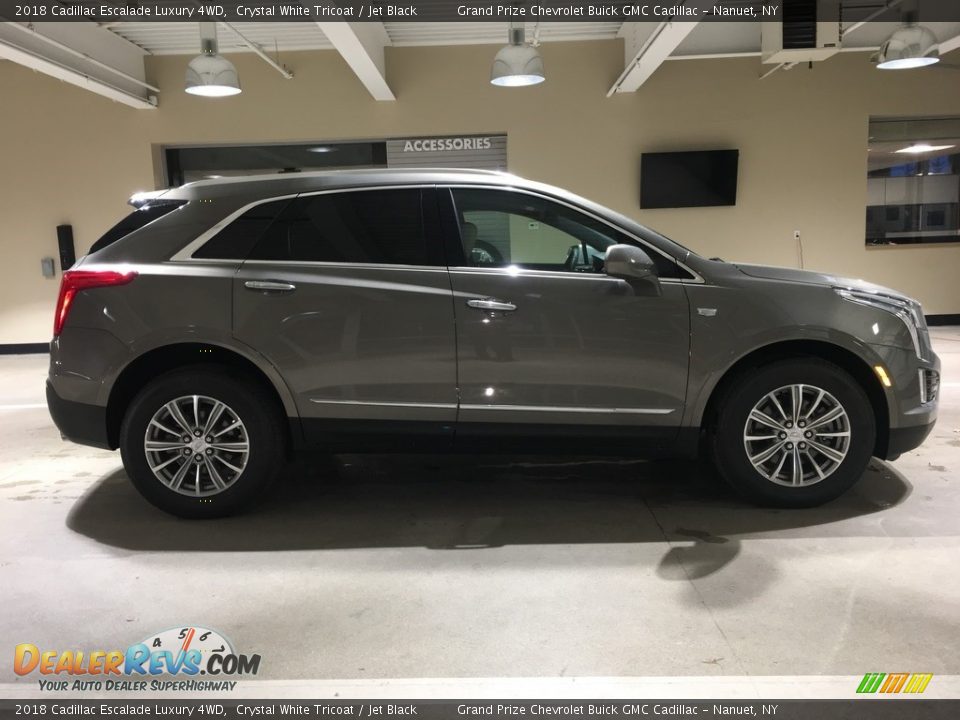 2018 Cadillac Escalade Luxury 4WD Crystal White Tricoat / Jet Black Photo #7