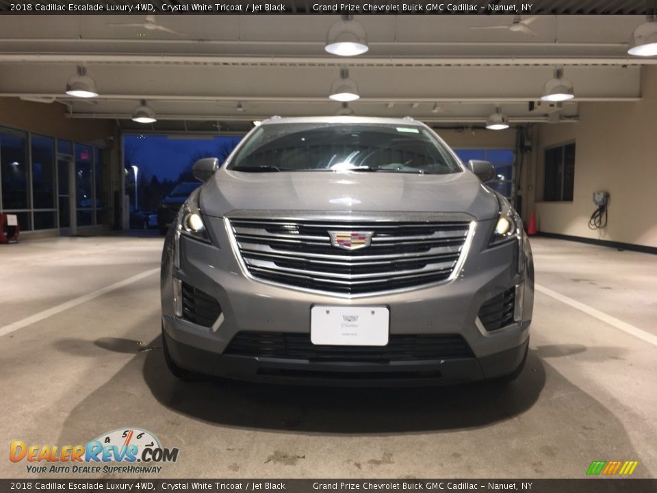 2018 Cadillac Escalade Luxury 4WD Crystal White Tricoat / Jet Black Photo #8