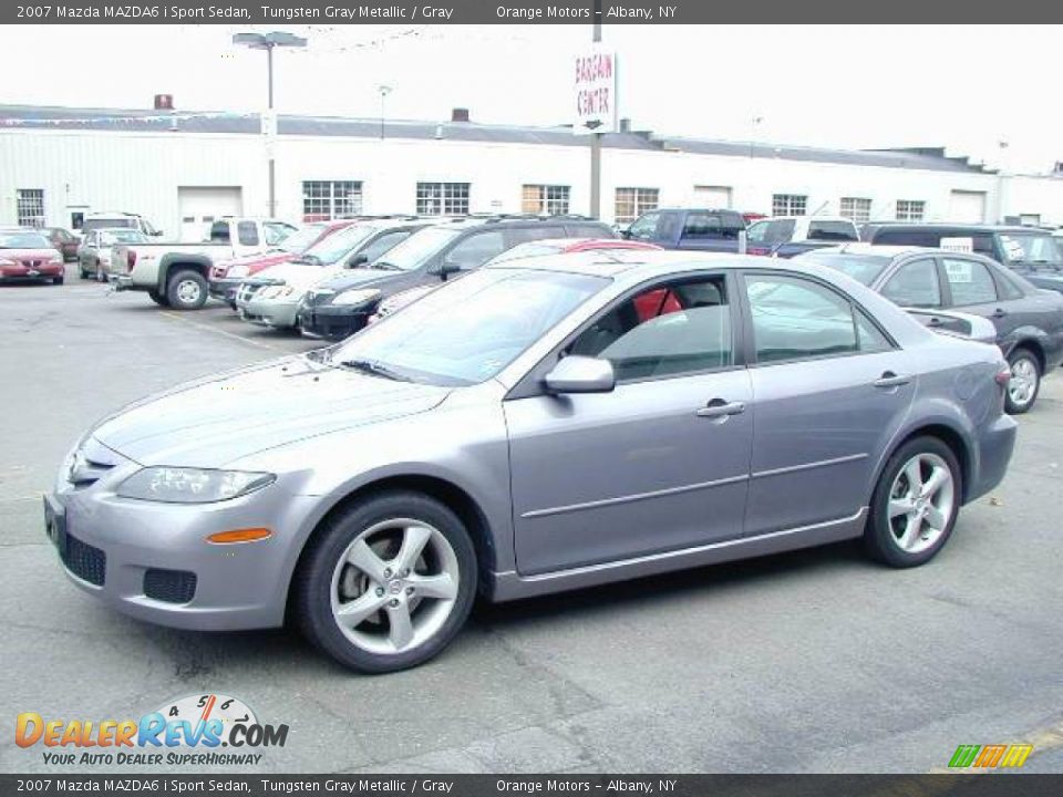 2007 Mazda MAZDA6 i Sport Sedan Tungsten Gray Metallic / Gray Photo #1