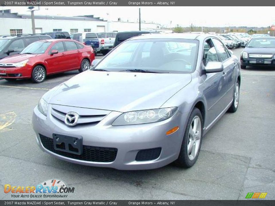 2007 Mazda MAZDA6 i Sport Sedan Tungsten Gray Metallic / Gray Photo #2