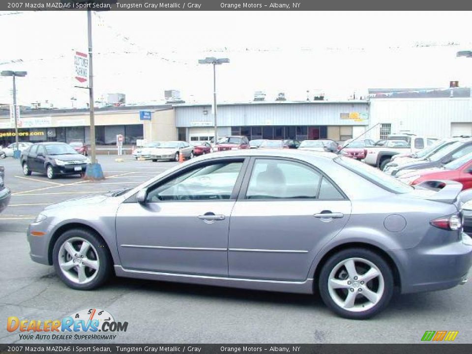 2007 Mazda MAZDA6 i Sport Sedan Tungsten Gray Metallic / Gray Photo #3