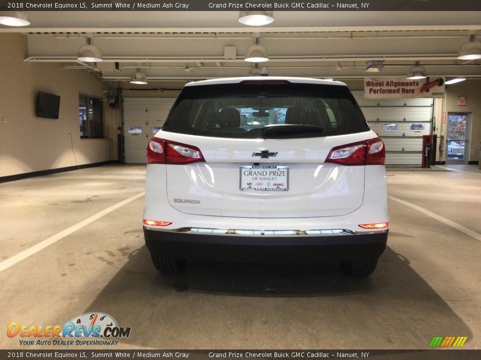 2018 Chevrolet Equinox LS Summit White / Medium Ash Gray Photo #4