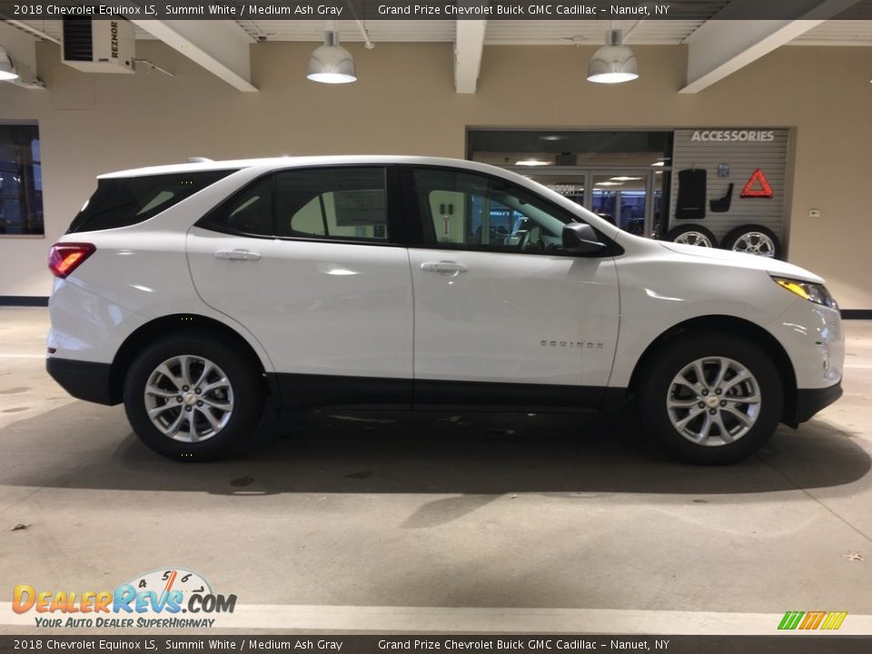 2018 Chevrolet Equinox LS Summit White / Medium Ash Gray Photo #6