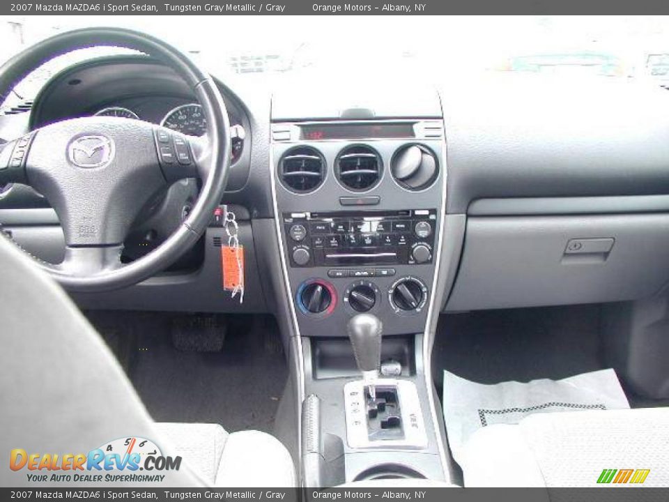 2007 Mazda MAZDA6 i Sport Sedan Tungsten Gray Metallic / Gray Photo #9