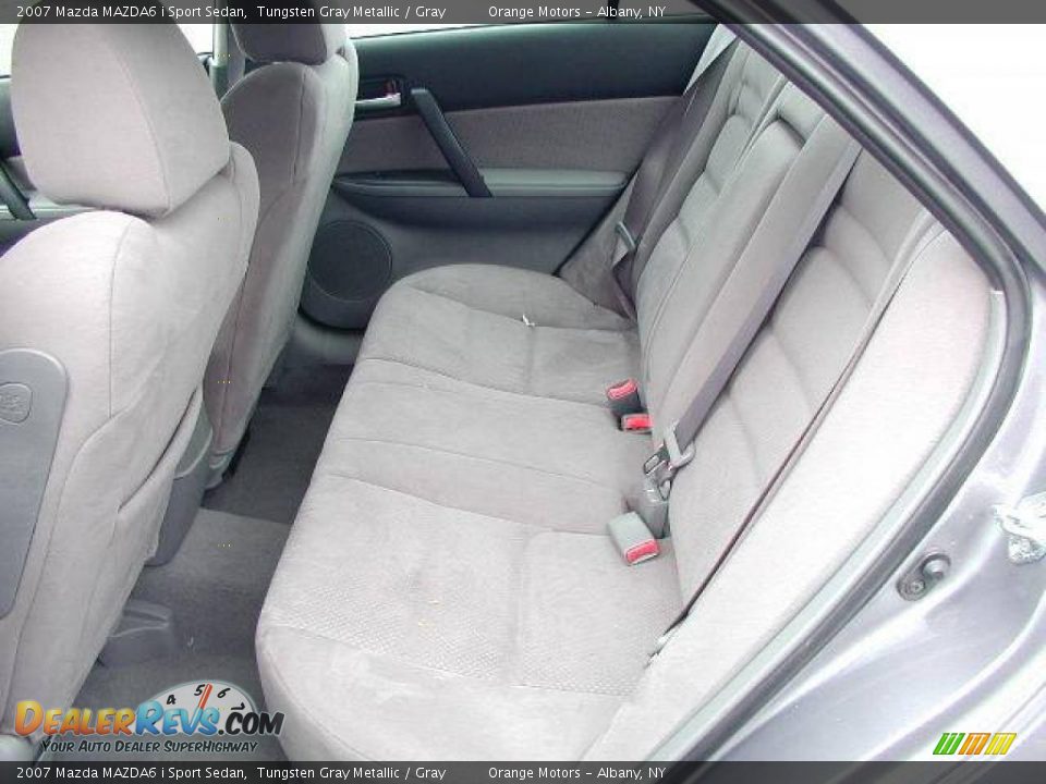 2007 Mazda MAZDA6 i Sport Sedan Tungsten Gray Metallic / Gray Photo #10