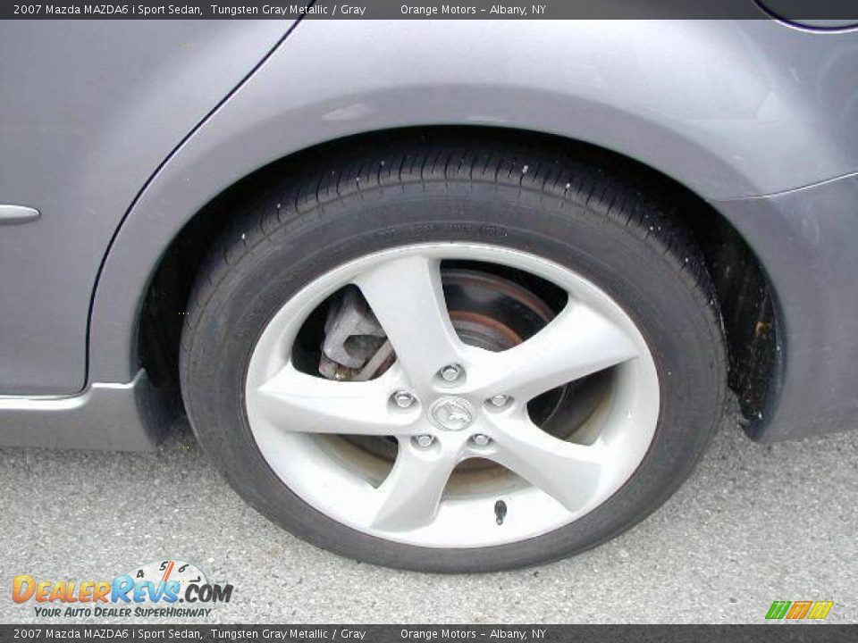 2007 Mazda MAZDA6 i Sport Sedan Tungsten Gray Metallic / Gray Photo #14