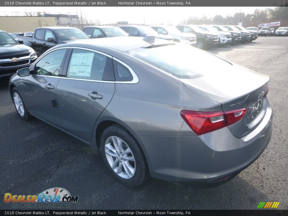 2018 Chevrolet Malibu LT Pepperdust Metallic / Jet Black Photo #3
