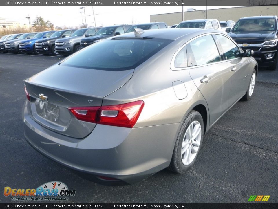 2018 Chevrolet Malibu LT Pepperdust Metallic / Jet Black Photo #5