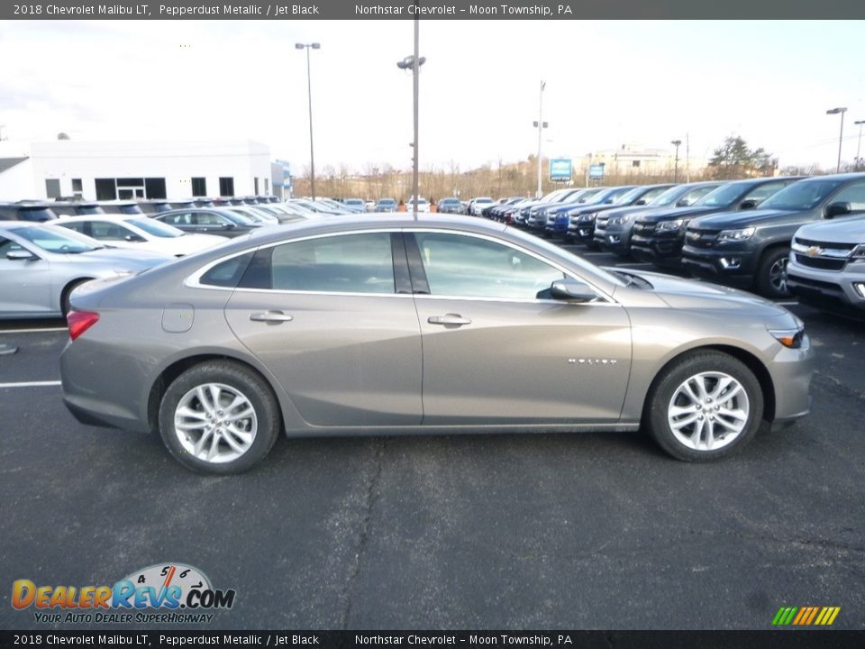 2018 Chevrolet Malibu LT Pepperdust Metallic / Jet Black Photo #6