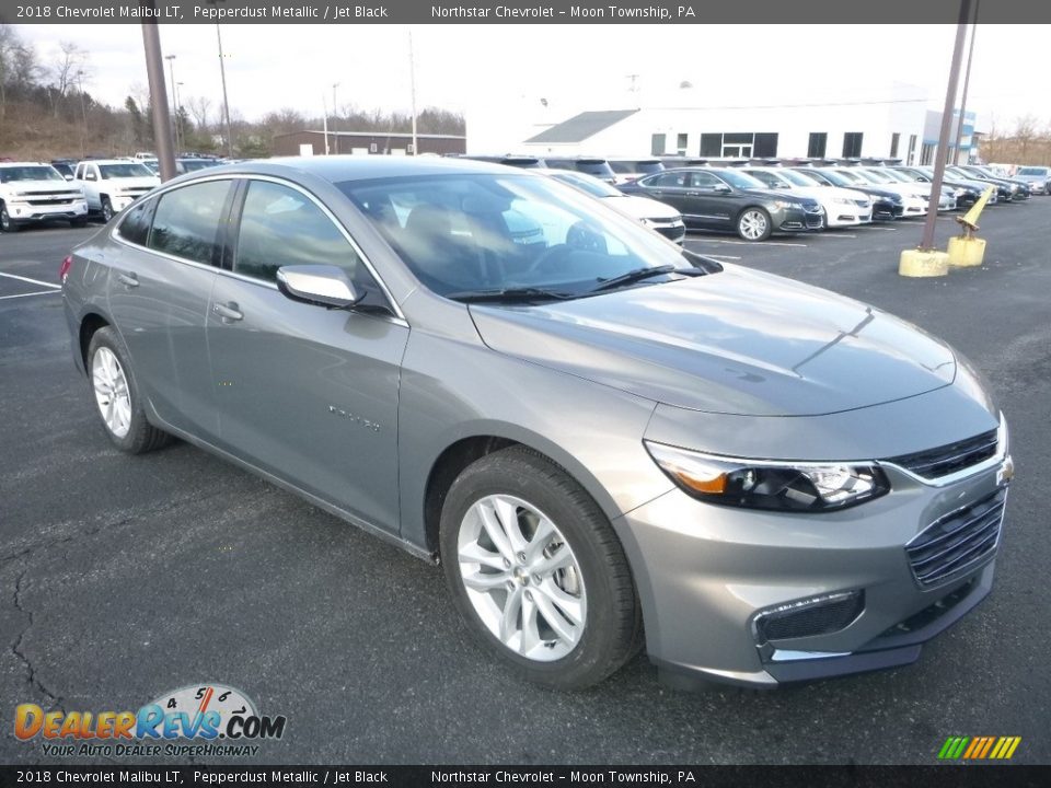 2018 Chevrolet Malibu LT Pepperdust Metallic / Jet Black Photo #7