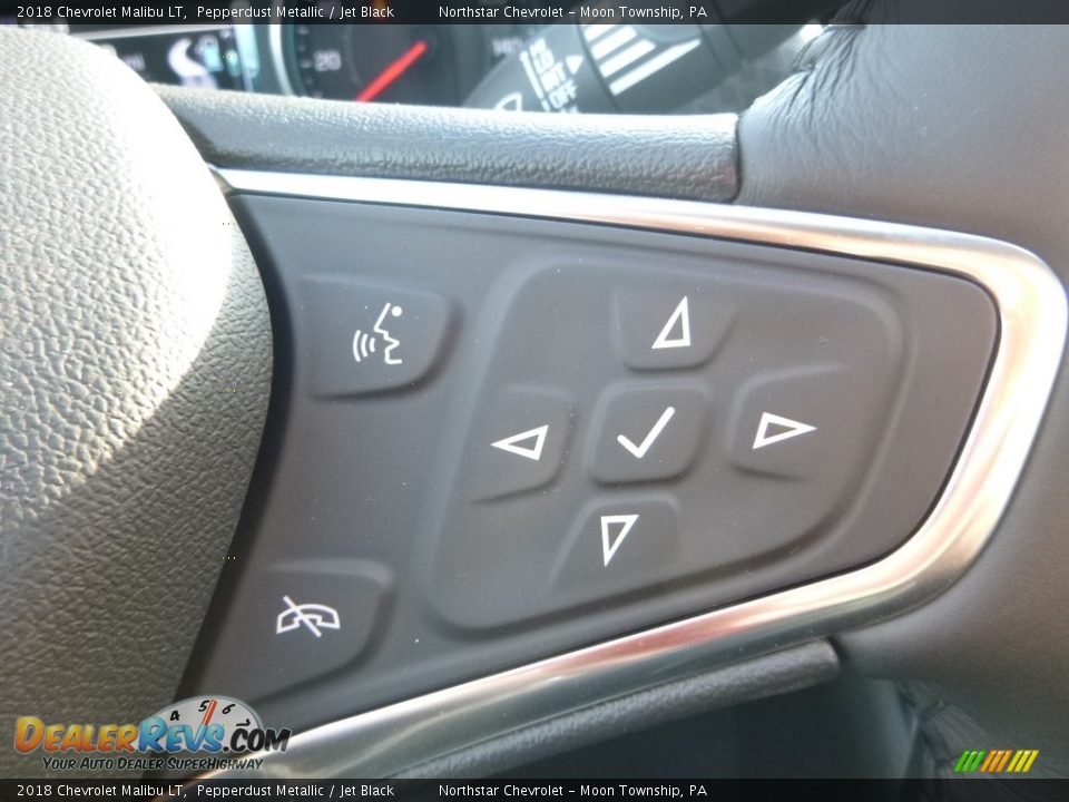 2018 Chevrolet Malibu LT Pepperdust Metallic / Jet Black Photo #19