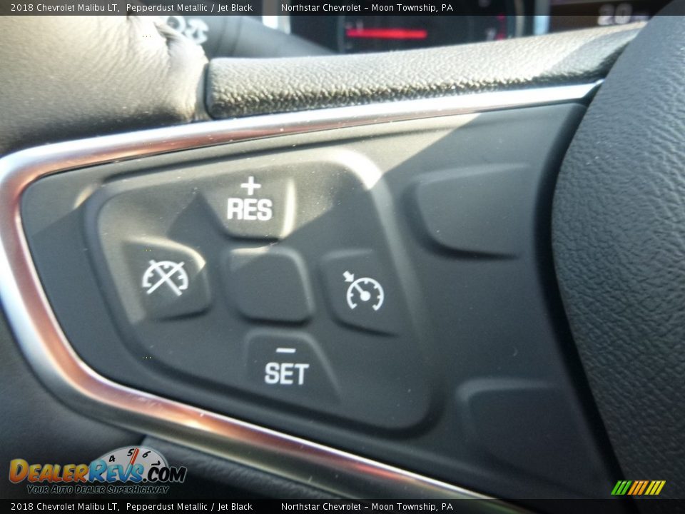 2018 Chevrolet Malibu LT Pepperdust Metallic / Jet Black Photo #20
