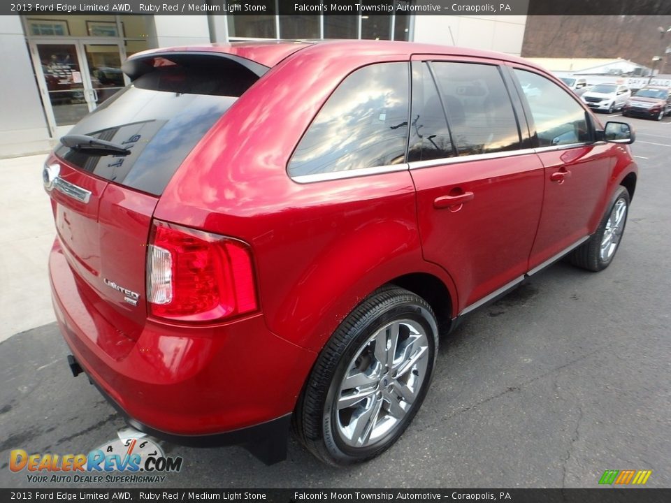 2013 Ford Edge Limited AWD Ruby Red / Medium Light Stone Photo #2