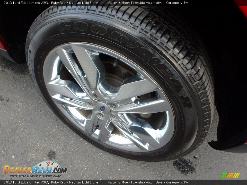 2013 Ford Edge Limited AWD Ruby Red / Medium Light Stone Photo #10