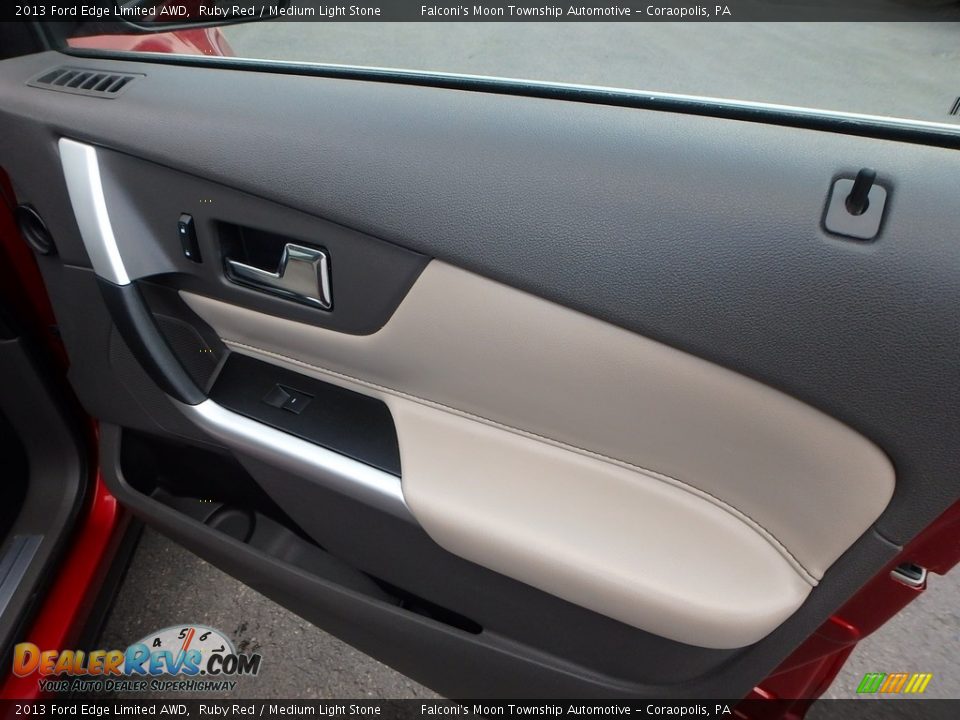 2013 Ford Edge Limited AWD Ruby Red / Medium Light Stone Photo #13