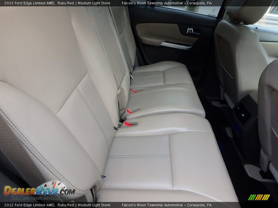 2013 Ford Edge Limited AWD Ruby Red / Medium Light Stone Photo #14