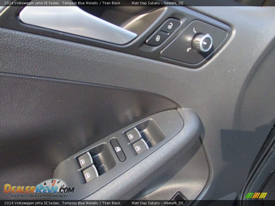 2014 Volkswagen Jetta SE Sedan Tempest Blue Metallic / Titan Black Photo #14