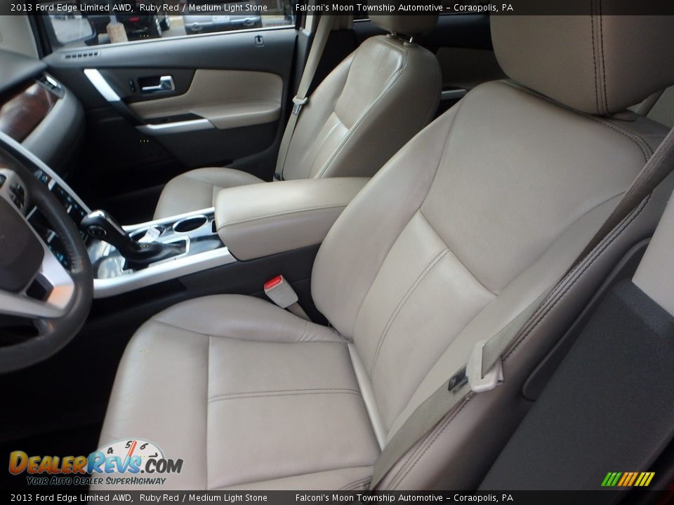 2013 Ford Edge Limited AWD Ruby Red / Medium Light Stone Photo #15