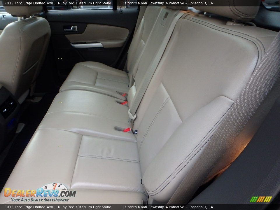 2013 Ford Edge Limited AWD Ruby Red / Medium Light Stone Photo #16