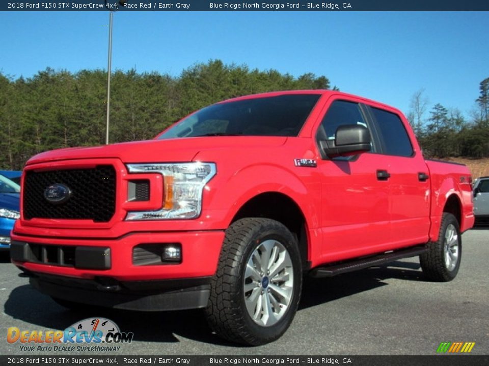 2018 Ford F150 STX SuperCrew 4x4 Race Red / Earth Gray Photo #1