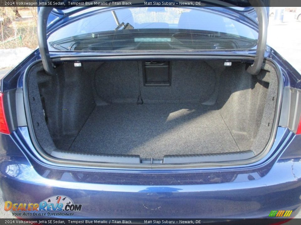 2014 Volkswagen Jetta SE Sedan Tempest Blue Metallic / Titan Black Photo #19