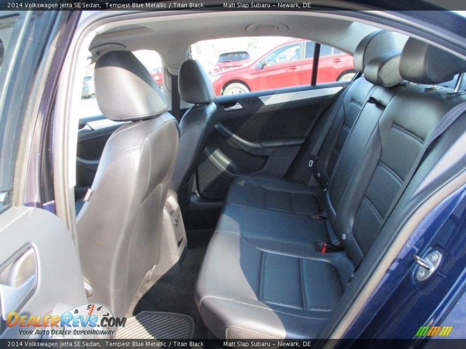 2014 Volkswagen Jetta SE Sedan Tempest Blue Metallic / Titan Black Photo #21