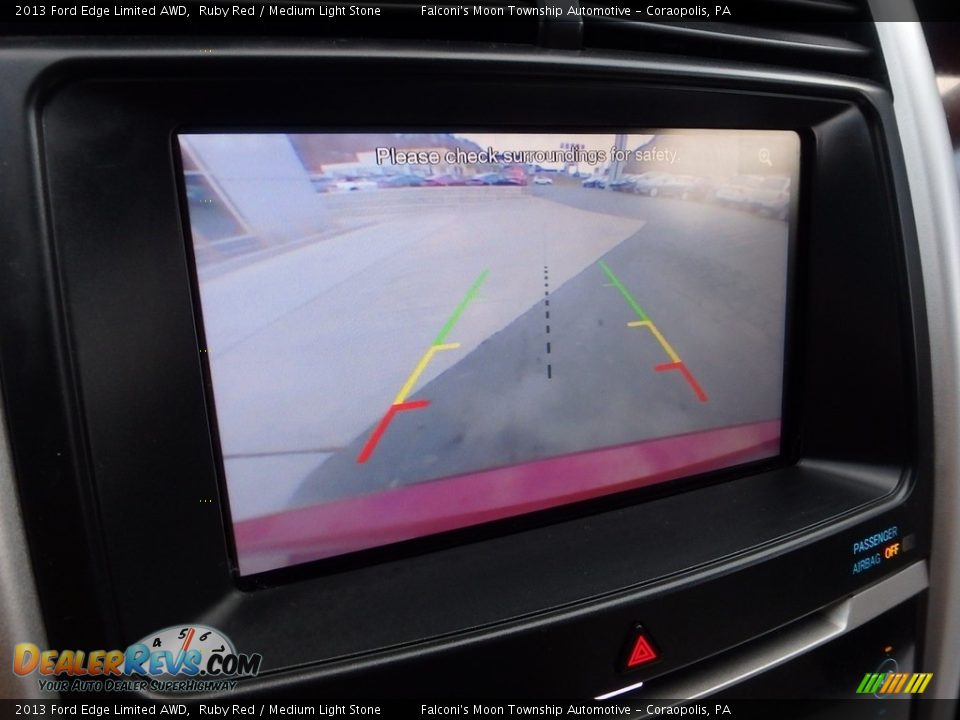 2013 Ford Edge Limited AWD Ruby Red / Medium Light Stone Photo #25