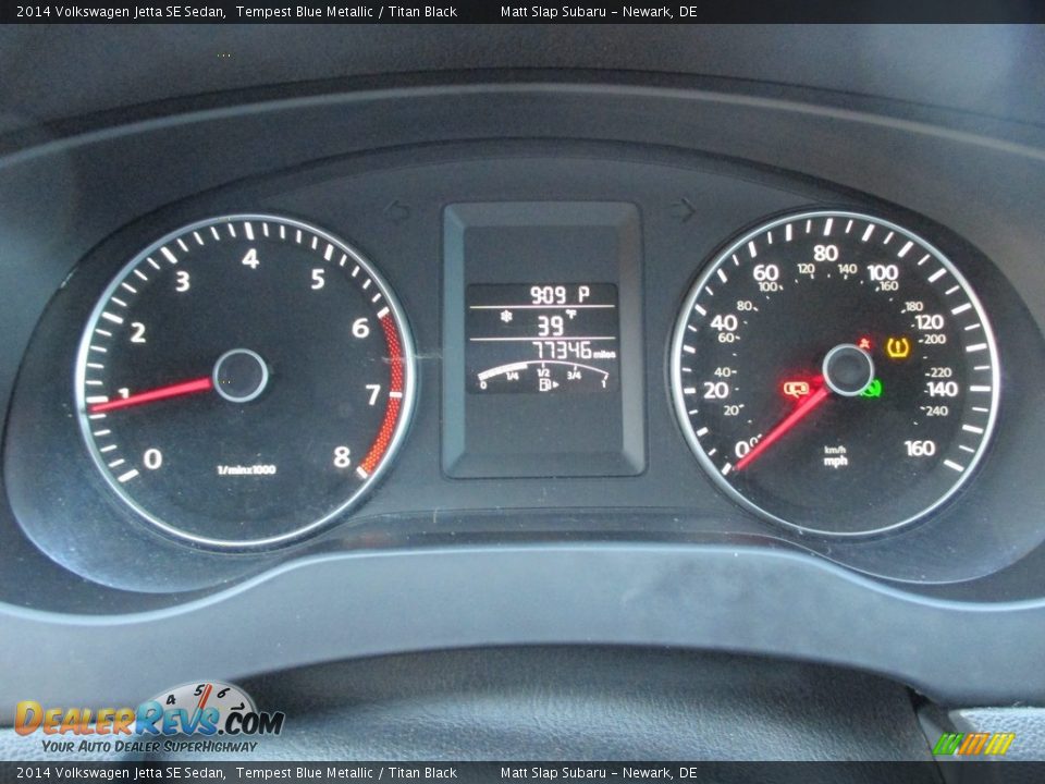 2014 Volkswagen Jetta SE Sedan Tempest Blue Metallic / Titan Black Photo #28