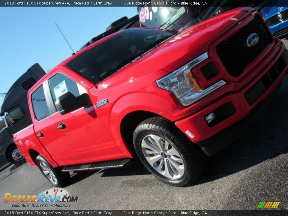2018 Ford F150 STX SuperCrew 4x4 Race Red / Earth Gray Photo #29