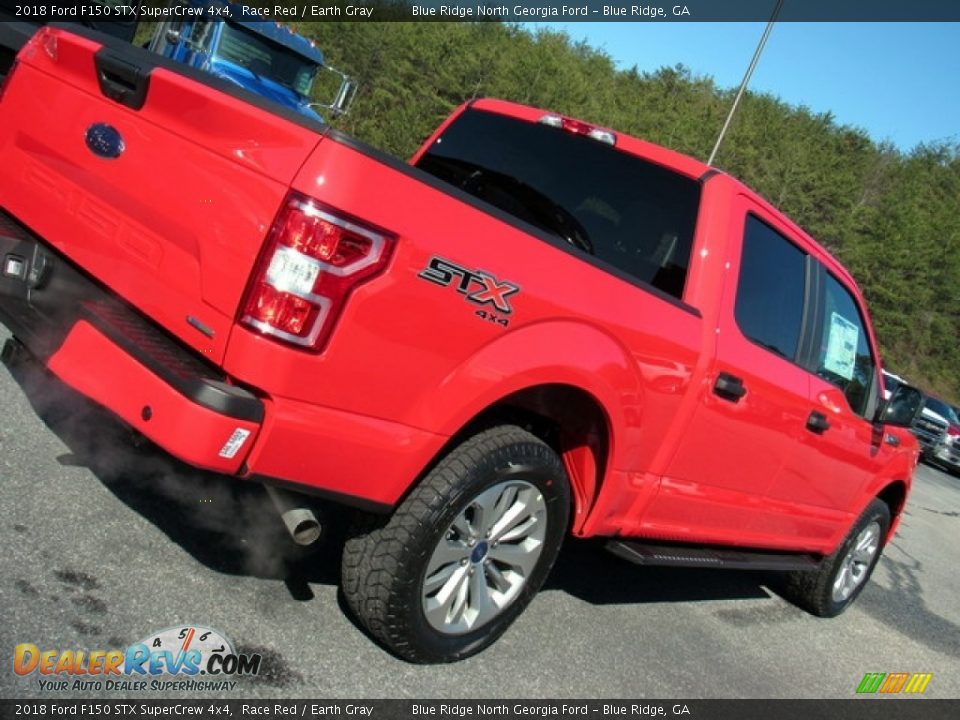 2018 Ford F150 STX SuperCrew 4x4 Race Red / Earth Gray Photo #30
