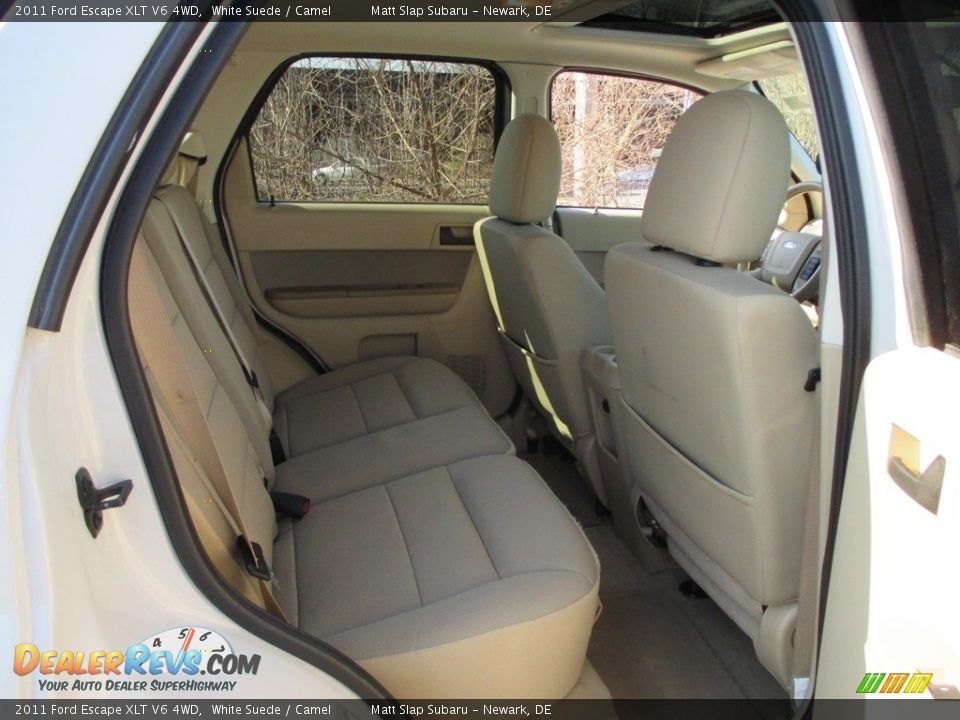 2011 Ford Escape XLT V6 4WD White Suede / Camel Photo #19
