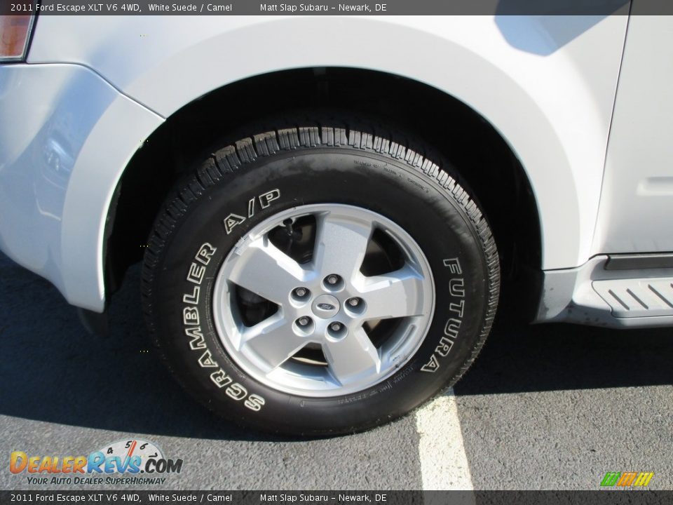 2011 Ford Escape XLT V6 4WD White Suede / Camel Photo #23