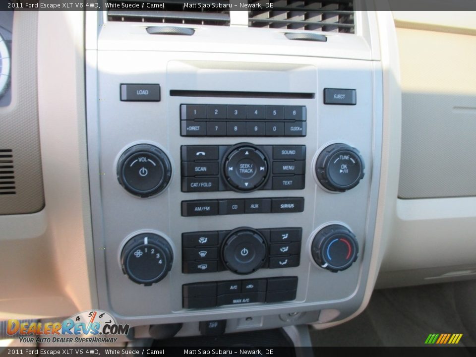 2011 Ford Escape XLT V6 4WD White Suede / Camel Photo #26