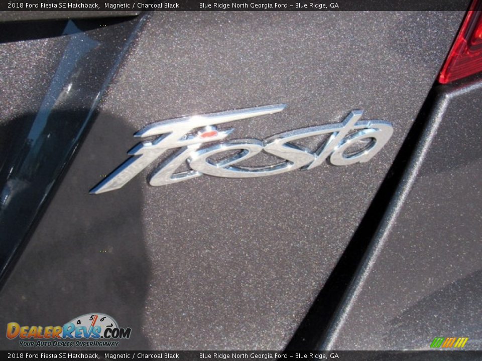 2018 Ford Fiesta SE Hatchback Magnetic / Charcoal Black Photo #34