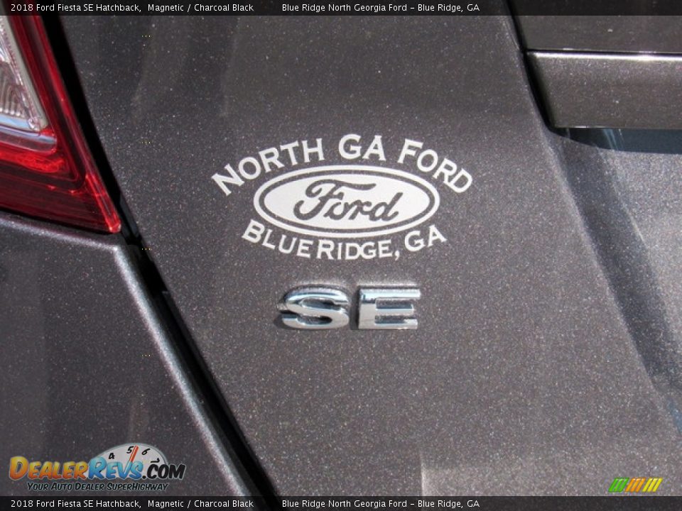 2018 Ford Fiesta SE Hatchback Magnetic / Charcoal Black Photo #35