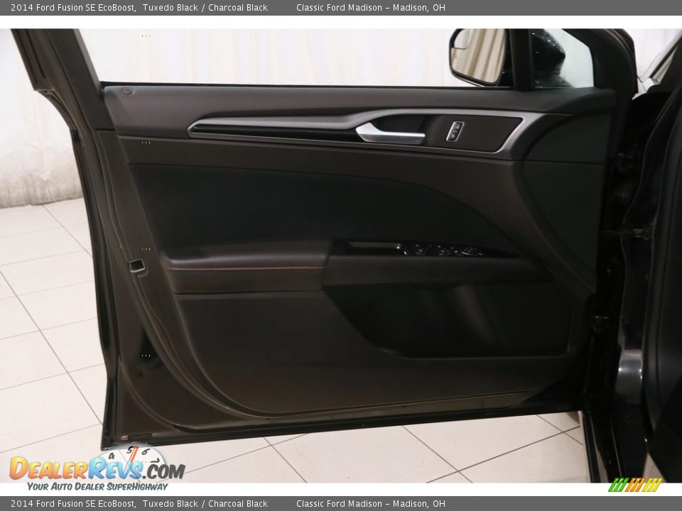 2014 Ford Fusion SE EcoBoost Tuxedo Black / Charcoal Black Photo #4