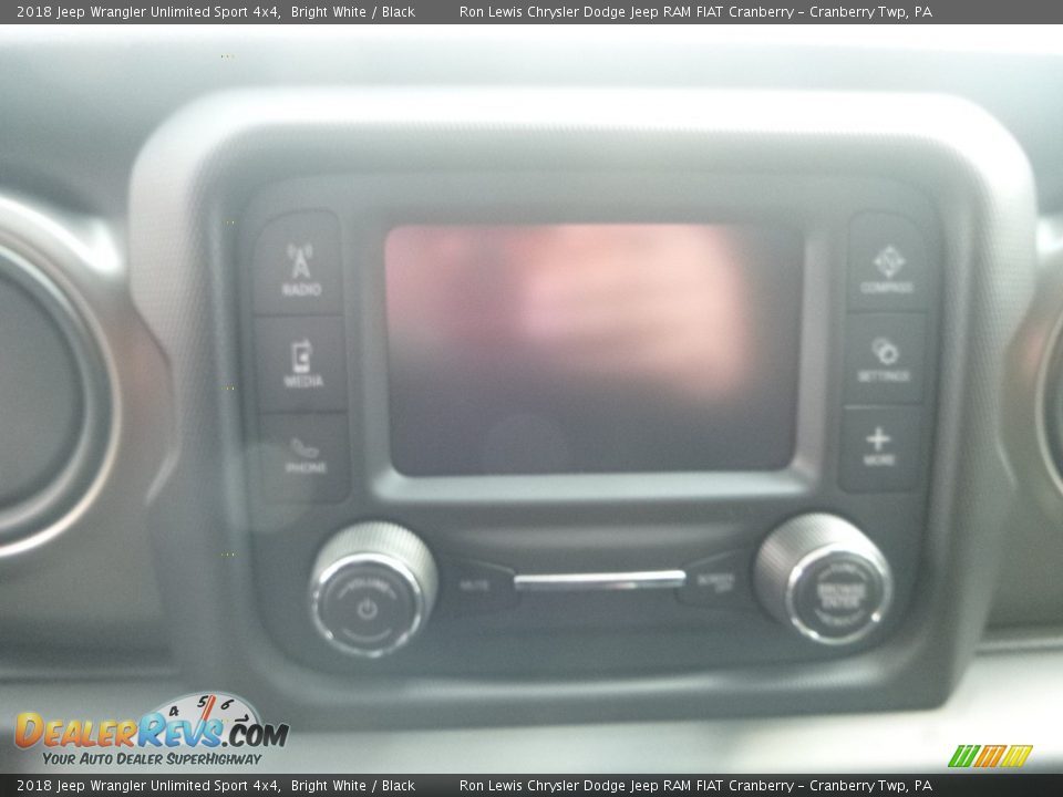 2018 Jeep Wrangler Unlimited Sport 4x4 Bright White / Black Photo #18