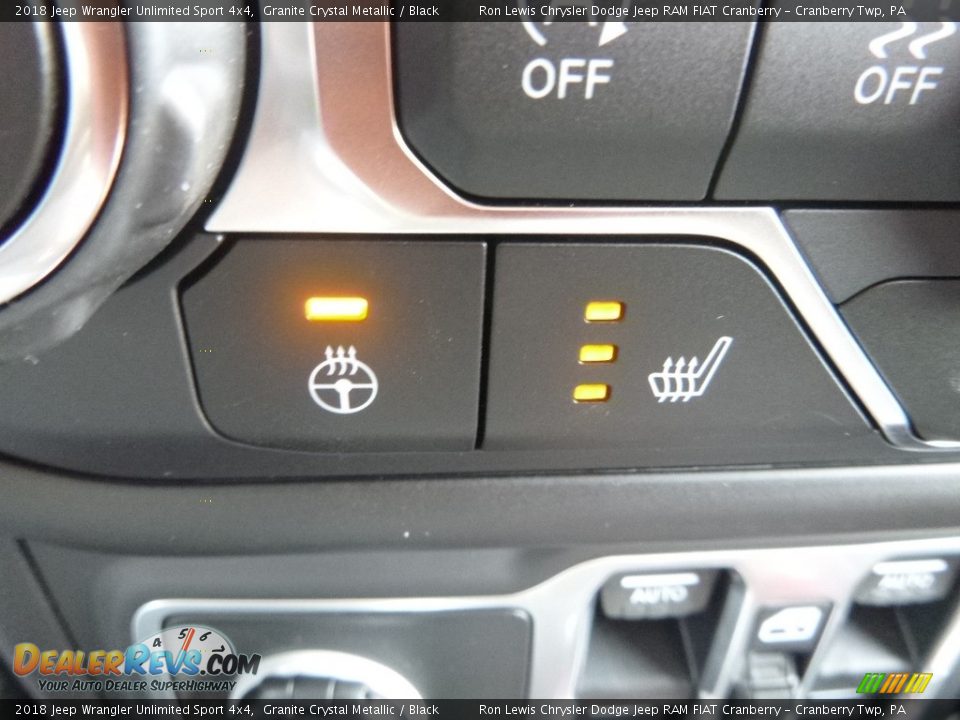 2018 Jeep Wrangler Unlimited Sport 4x4 Granite Crystal Metallic / Black Photo #18