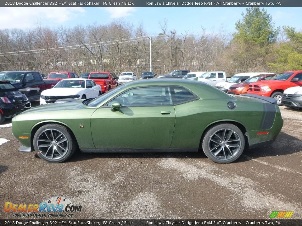 2018 Dodge Challenger 392 HEMI Scat Pack Shaker F8 Green / Black Photo #2