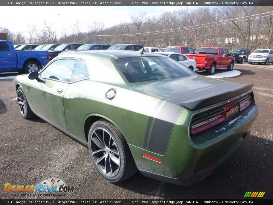2018 Dodge Challenger 392 HEMI Scat Pack Shaker F8 Green / Black Photo #3