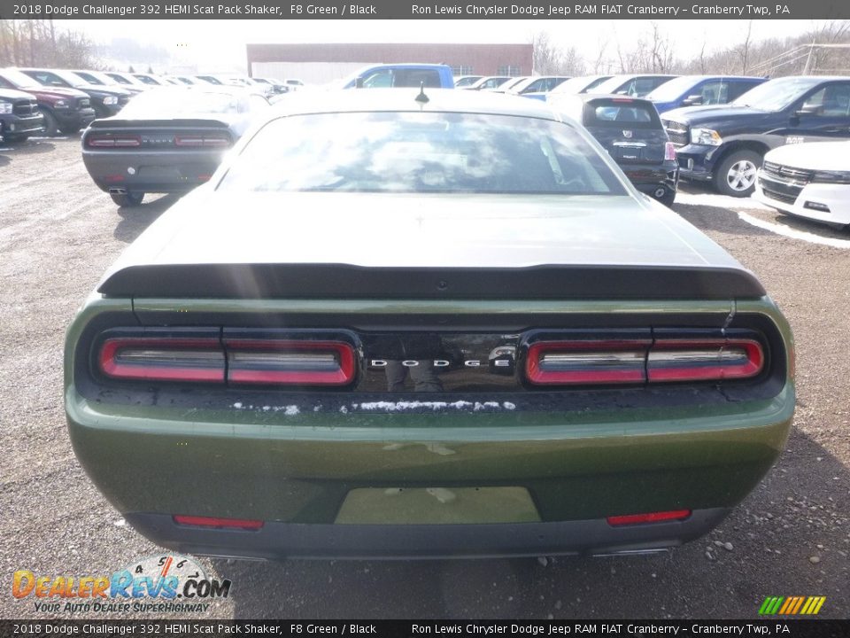 2018 Dodge Challenger 392 HEMI Scat Pack Shaker F8 Green / Black Photo #4