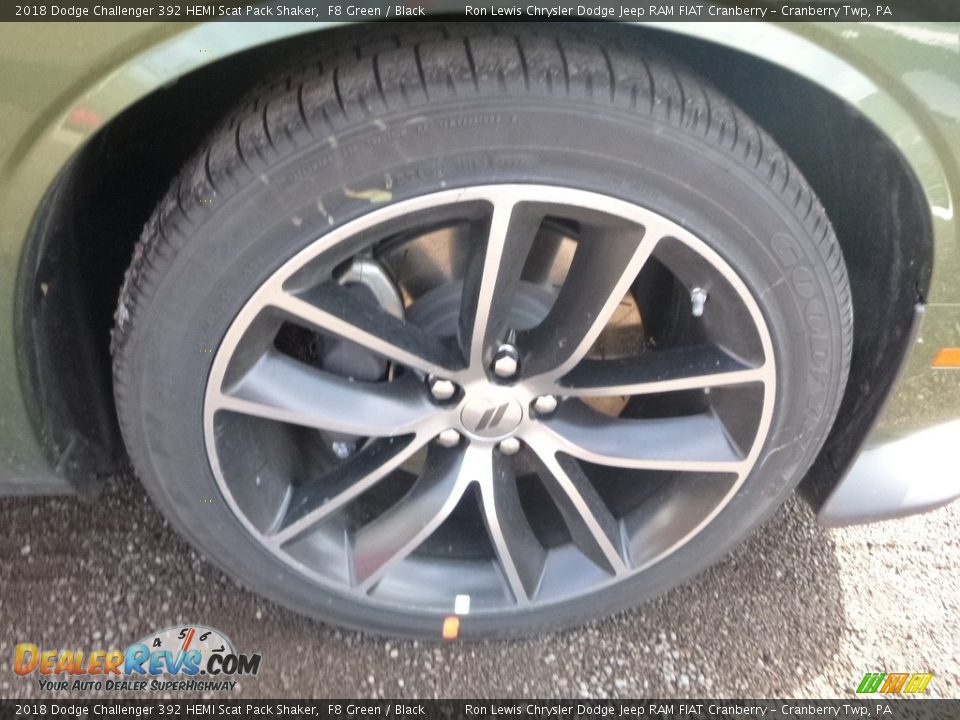 2018 Dodge Challenger 392 HEMI Scat Pack Shaker F8 Green / Black Photo #9