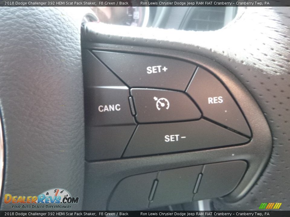 2018 Dodge Challenger 392 HEMI Scat Pack Shaker F8 Green / Black Photo #19