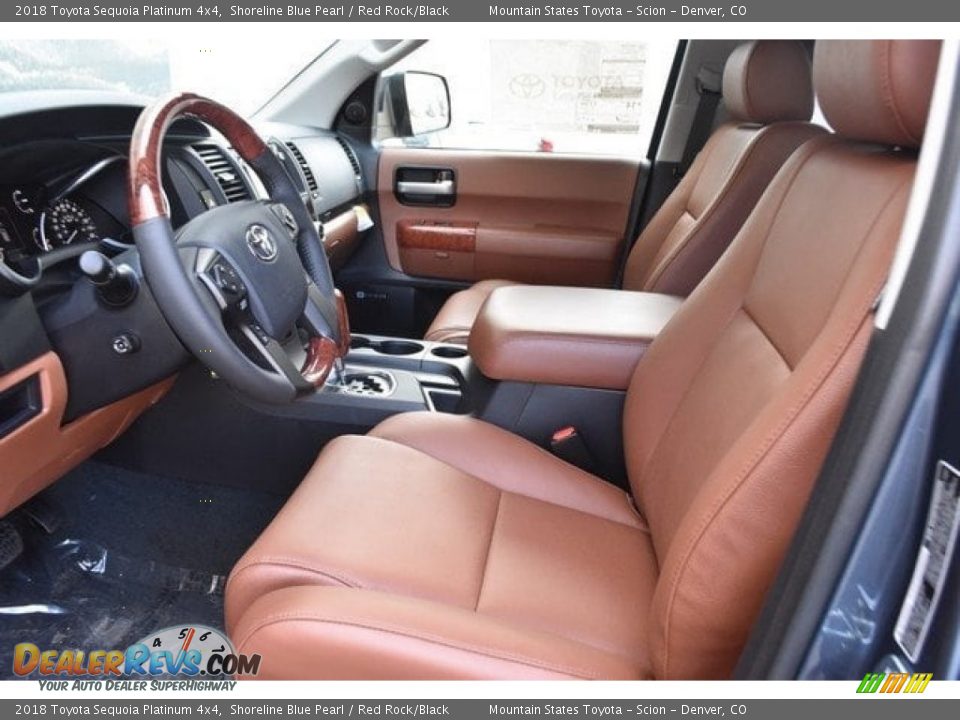 Front Seat of 2018 Toyota Sequoia Platinum 4x4 Photo #6