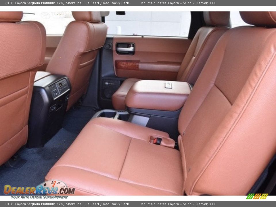 Rear Seat of 2018 Toyota Sequoia Platinum 4x4 Photo #15