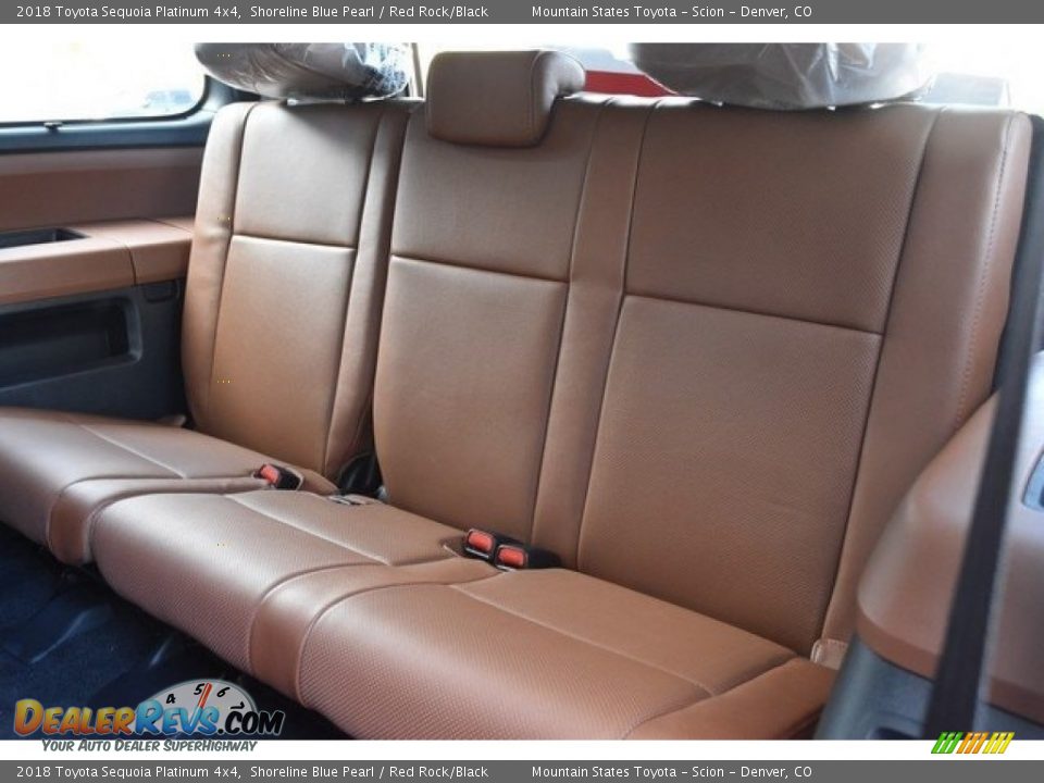 Rear Seat of 2018 Toyota Sequoia Platinum 4x4 Photo #23