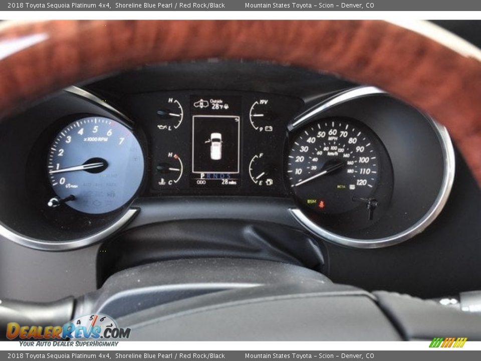 2018 Toyota Sequoia Platinum 4x4 Gauges Photo #33