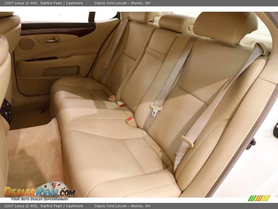 2007 Lexus LS 460 Starfire Pearl / Cashmere Photo #24